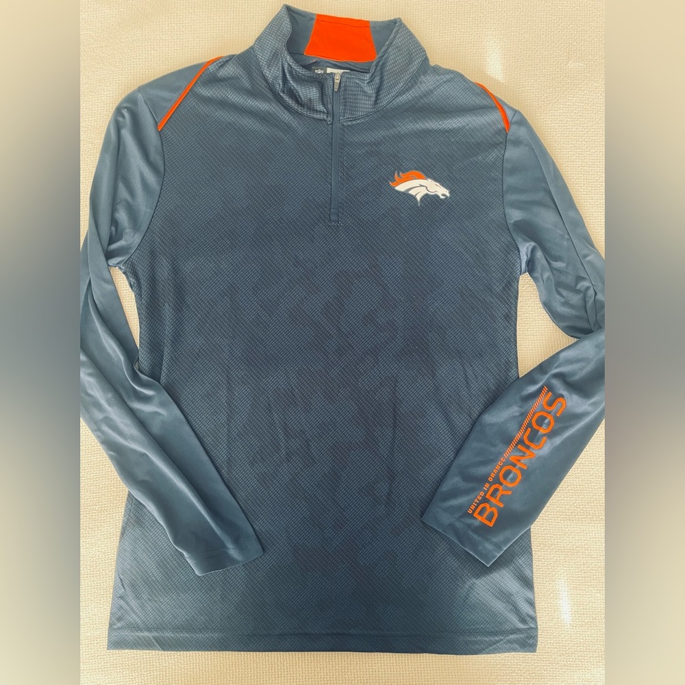 NFL Denver Broncos quarter-zip pullover | size M | NWOT